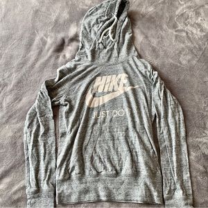 Lightweight gray Nike hoodie (women’s s)